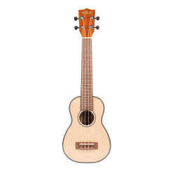 KALA Solid Spruce Top/Mahogany, Long Neck Soprano