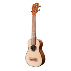 KALA Solid Spruce Top/Mahogany, Long Neck Soprano