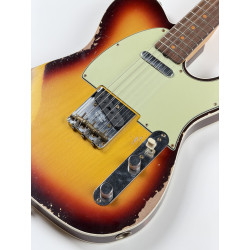 FENDER CUSTOM SHOP F22 LTD 60 TELECASTER HEAVY RELIC CHOCOLATE 3 TONS SUNBURST