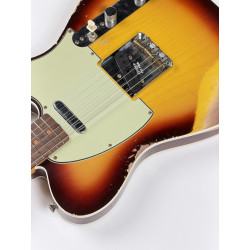 FENDER CUSTOM SHOP F22 LTD 60 TELECASTER HEAVY RELIC CHOCOLATE 3 TONS SUNBURST
