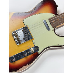 FENDER CUSTOM SHOP F22 LTD 60 TELECASTER HEAVY RELIC CHOCOLATE 3 TONS SUNBURST