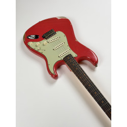 FENDER CUSTOM SHOP LTD 62 STRATOCASTER RELIC FIESTA RED