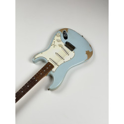 FENDER CUSTOM SHOP STRATOCASTER 65 DAVID BROWN HEAVY RELIC RW SONIC BLUE