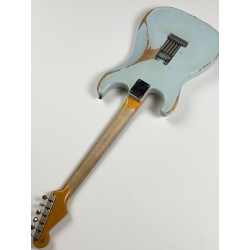 FENDER CUSTOM SHOP STRATOCASTER 65 DAVID BROWN HEAVY RELIC RW SONIC BLUE