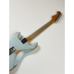 FENDER CUSTOM SHOP STRATOCASTER 65 DAVID BROWN HEAVY RELIC RW SONIC BLUE