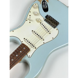 FENDER CUSTOM SHOP STRATOCASTER 65 DAVID BROWN HEAVY RELIC RW SONIC BLUE
