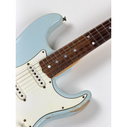 FENDER CUSTOM SHOP STRATOCASTER 65 DAVID BROWN HEAVY RELIC RW SONIC BLUE