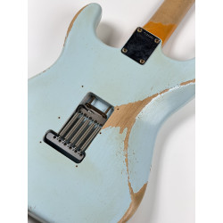 FENDER CUSTOM SHOP STRATOCASTER 65 DAVID BROWN HEAVY RELIC RW SONIC BLUE