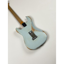 FENDER CUSTOM SHOP STRATOCASTER 65 DAVID BROWN HEAVY RELIC RW SONIC BLUE