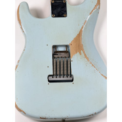 FENDER CUSTOM SHOP STRATOCASTER 65 DAVID BROWN HEAVY RELIC RW SONIC BLUE