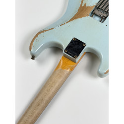 FENDER CUSTOM SHOP STRATOCASTER 65 DAVID BROWN HEAVY RELIC RW SONIC BLUE