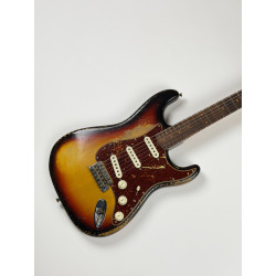 FENDER CUSTOM SHOP STRATOCASTER LIMITED EDITION ROASTED 61 SUPER HEAVY RELIC 3 TONS SUNBURST