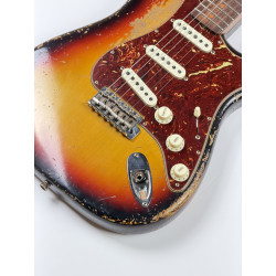 FENDER CUSTOM SHOP STRATOCASTER LIMITED EDITION ROASTED 61 SUPER HEAVY RELIC 3 TONS SUNBURST