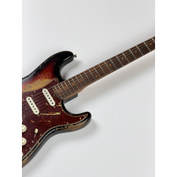 FENDER CUSTOM SHOP STRATOCASTER LIMITED EDITION ROASTED 61 SUPER HEAVY RELIC 3 TONS SUNBURST