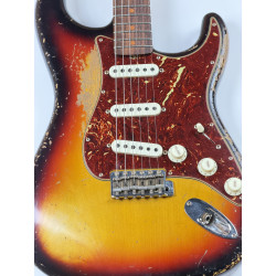 FENDER CUSTOM SHOP STRATOCASTER LIMITED EDITION ROASTED 61 SUPER HEAVY RELIC 3 TONS SUNBURST