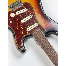 FENDER CUSTOM SHOP STRATOCASTER LIMITED EDITION ROASTED 61 SUPER HEAVY RELIC 3 TONS SUNBURST