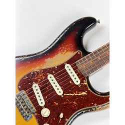 FENDER CUSTOM SHOP STRATOCASTER LIMITED EDITION ROASTED 61 SUPER HEAVY RELIC 3 TONS SUNBURST