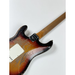 FENDER CUSTOM SHOP STRATOCASTER LIMITED EDITION ROASTED 61 SUPER HEAVY RELIC 3 TONS SUNBURST