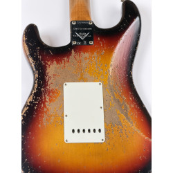FENDER CUSTOM SHOP STRATOCASTER LIMITED EDITION ROASTED 61 SUPER HEAVY RELIC 3 TONS SUNBURST