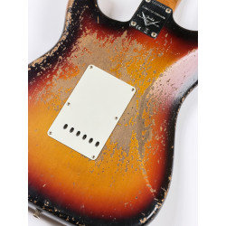 FENDER CUSTOM SHOP STRATOCASTER LIMITED EDITION ROASTED 61 SUPER HEAVY RELIC 3 TONS SUNBURST