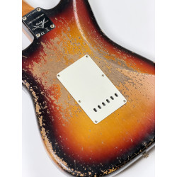 FENDER CUSTOM SHOP STRATOCASTER LIMITED EDITION ROASTED 61 SUPER HEAVY RELIC 3 TONS SUNBURST