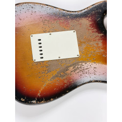 FENDER CUSTOM SHOP STRATOCASTER LIMITED EDITION ROASTED 61 SUPER HEAVY RELIC 3 TONS SUNBURST