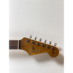 FENDER CUSTOM SHOP STRATOCASTER 1965 SUPER HEAVY RELIC SF Aged Sherwood Green Metallic over 3 Ton Sunburst