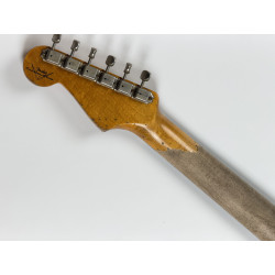 FENDER CUSTOM SHOP STRATOCASTER 1965 SUPER HEAVY RELIC SF Aged Sherwood Green Metallic over 3 Ton Sunburst