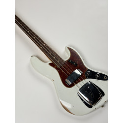 FENDER CUSTOM SHOP LTD 60 JAZZ BASS RELIC OLYMPIC WHITE