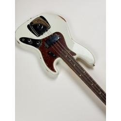 FENDER CUSTOM SHOP LTD 60 JAZZ BASS RELIC OLYMPIC WHITE