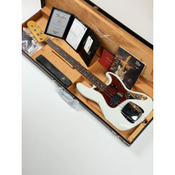 FENDER CUSTOM SHOP LTD 60 JAZZ BASS RELIC OLYMPIC WHITE