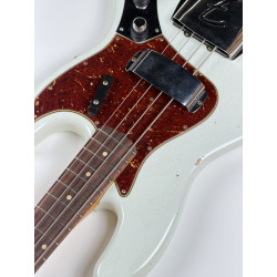 FENDER CUSTOM SHOP LTD 60 JAZZ BASS RELIC OLYMPIC WHITE