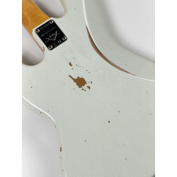 FENDER CUSTOM SHOP LTD 60 JAZZ BASS RELIC OLYMPIC WHITE