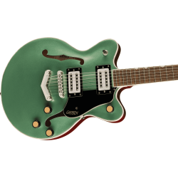 GRETSCH G2655 STREAMLINER CENTER BLOCK JR DOUBLE CUT / V-STOPTAIL STEEL OLIVE