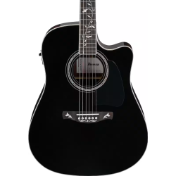 IBANEZ AW391RCEBKH DREADNOUGHT BLACK TOP