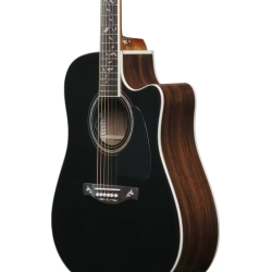 IBANEZ AW391RCEBKH DREADNOUGHT BLACK TOP