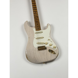 FENDER CUSTOM SHOP STRATOCASTER LTD 57 WHITE BLONDE RELIC GOLD HARDWARE MARY KAYE