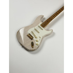 FENDER CUSTOM SHOP STRATOCASTER LTD 57 WHITE BLONDE RELIC GOLD HARDWARE MARY KAYE