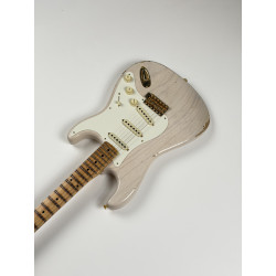 FENDER CUSTOM SHOP STRATOCASTER LTD 57 WHITE BLONDE RELIC GOLD HARDWARE MARY KAYE