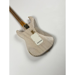 FENDER CUSTOM SHOP STRATOCASTER LTD 57 WHITE BLONDE RELIC GOLD HARDWARE MARY KAYE