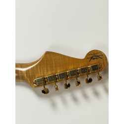 FENDER CUSTOM SHOP STRATOCASTER LTD 57 WHITE BLONDE RELIC GOLD HARDWARE MARY KAYE