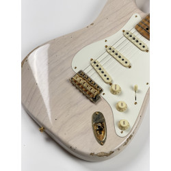 FENDER CUSTOM SHOP STRATOCASTER LTD 57 WHITE BLONDE RELIC GOLD HARDWARE MARY KAYE