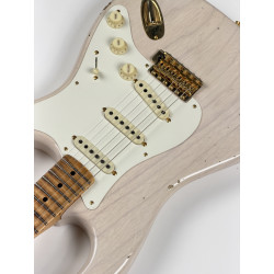 FENDER CUSTOM SHOP STRATOCASTER LTD 57 WHITE BLONDE RELIC GOLD HARDWARE MARY KAYE