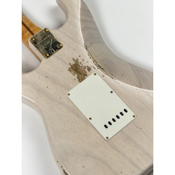 FENDER CUSTOM SHOP STRATOCASTER LTD 57 WHITE BLONDE RELIC GOLD HARDWARE MARY KAYE