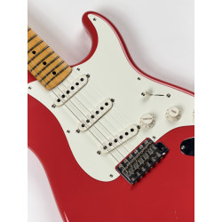 OCCASION FENDER CUSTOM SHOP 56 JOURNEYMAN FIESTA RED + ETUI