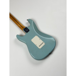 OCCASION FENDER CUSTOM SHOP STRATOCASTER  58 JOURNEYMAN DAPHNE BLUE + ETUI