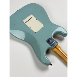 OCCASION FENDER CUSTOM SHOP STRATOCASTER  58 JOURNEYMAN DAPHNE BLUE + ETUI