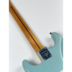 OCCASION FENDER CUSTOM SHOP STRATOCASTER  58 JOURNEYMAN DAPHNE BLUE + ETUI