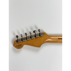 OCCASION FENDER CUSTOM SHOP STRATOCASTER  58 JOURNEYMAN DAPHNE BLUE + ETUI