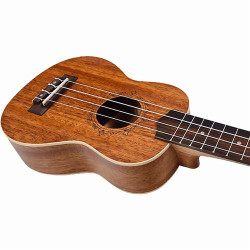 FLIGHT ALMDUS321 SOPRANO UKULELE ACAJOU + HOUSSE